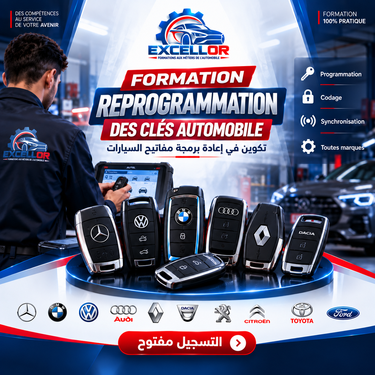 Formation Reprogrammation des Clés